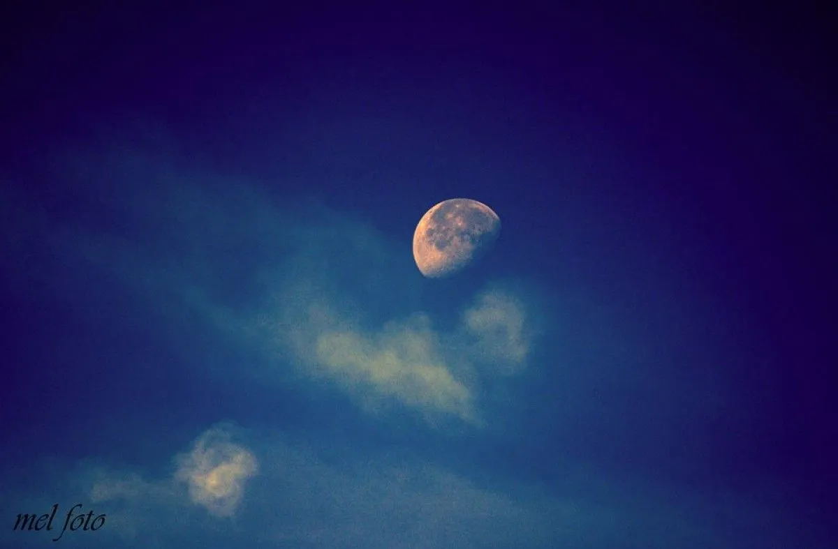 lune, œuvre de Peinture Melanie
