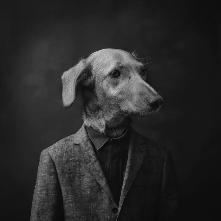 The dog man, œuvre de Miguel Duvivier