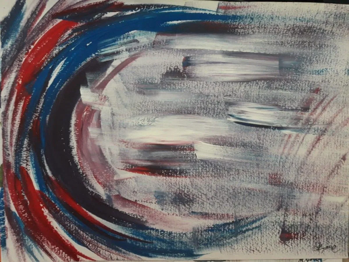 Whirlwind of Colour, œuvre de Flaws and all abigail