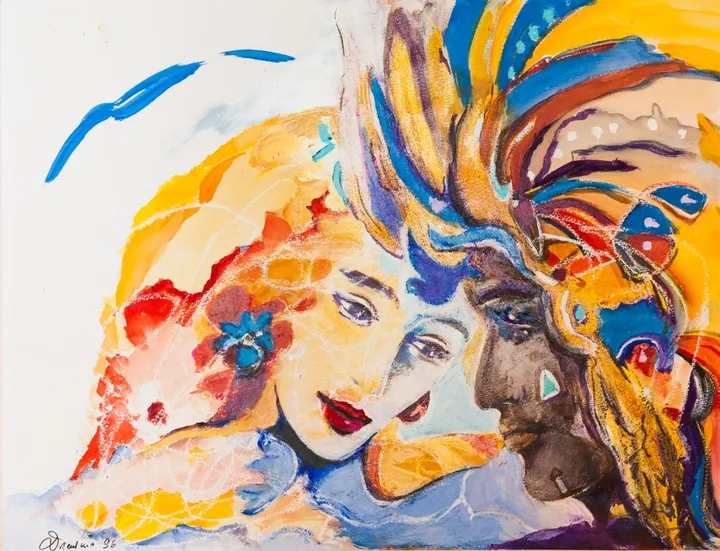 Les yeux ouverts, œuvre de Danielle Emblard
