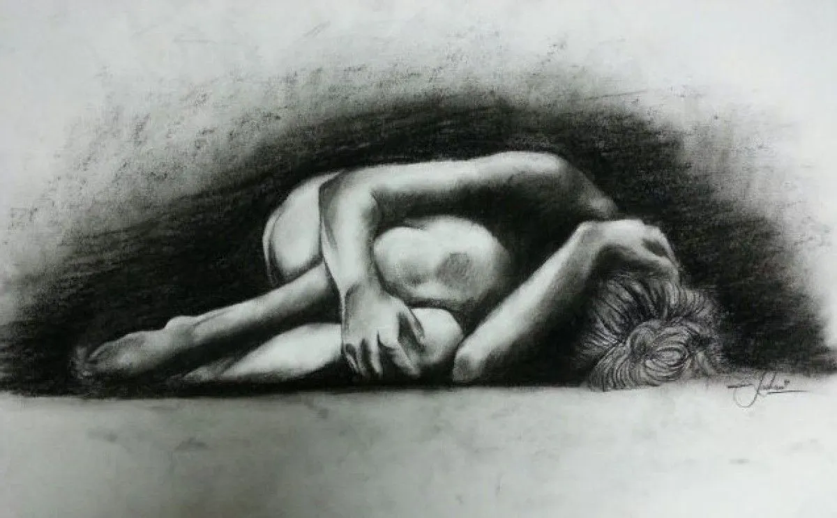 TH LOST LADY, artwork by jashandeep kaur