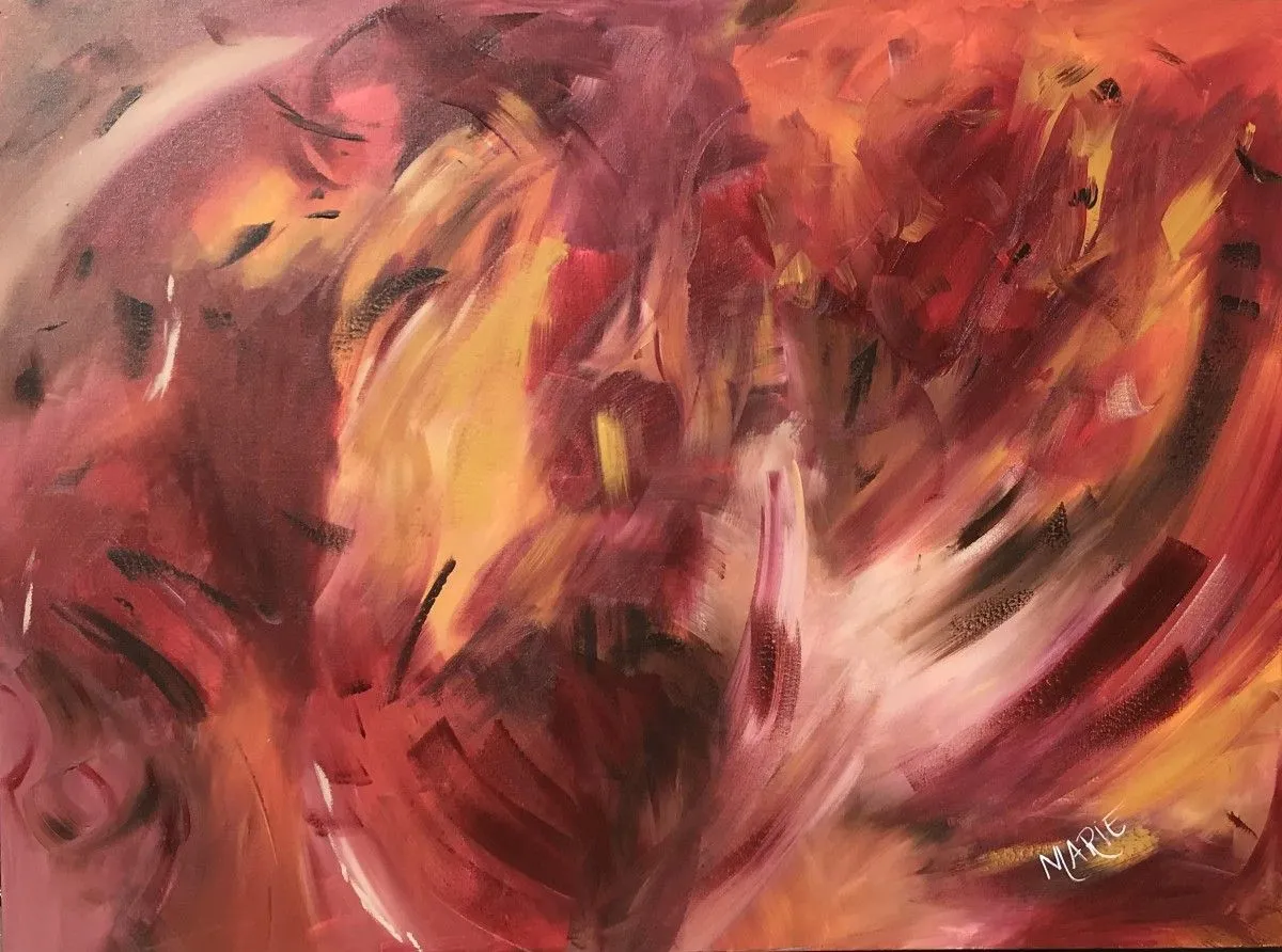 Lorsque la folie s'empare de moi, artwork by Marie-France Gagné