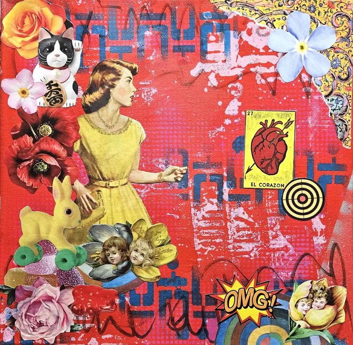 Clues to the Heart of It, artwork by Lorette C Luzajic