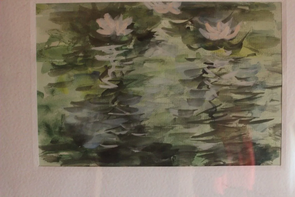 Waterlilies, artwork by Zoltán Lachner