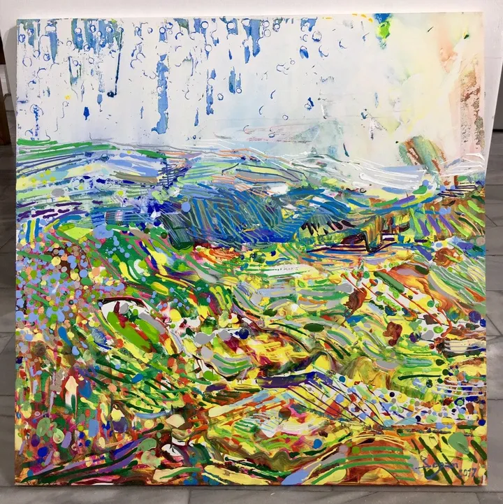 Spring landscape, œuvre de Began Deari