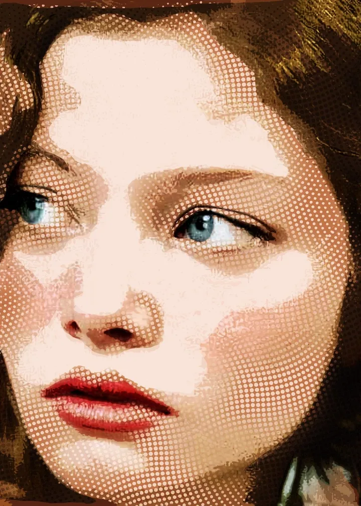 N°849 Portrait de femme. digital art, artwork by Alexandre DUMITRESCU