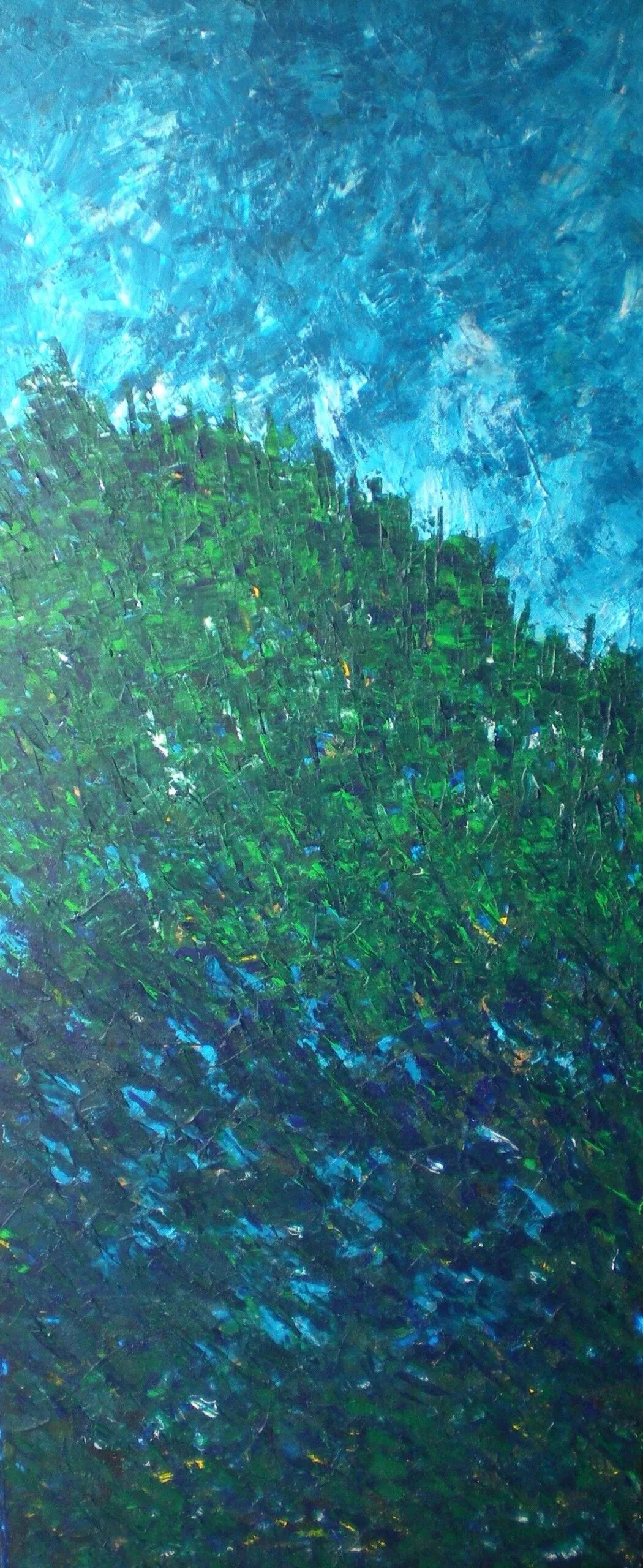 Azorean Green & Blue, artwork by Lucia de Brito Franco