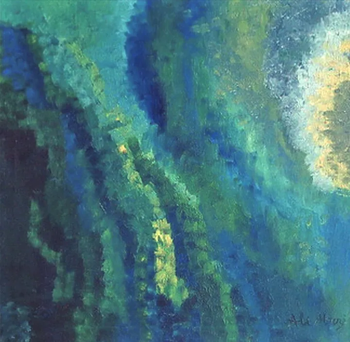 Fantasy Cascade, œuvre de Ali AlEzzi