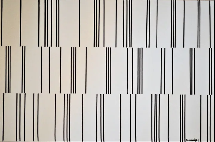 Composition 21-2, artwork by Marcel Renaud