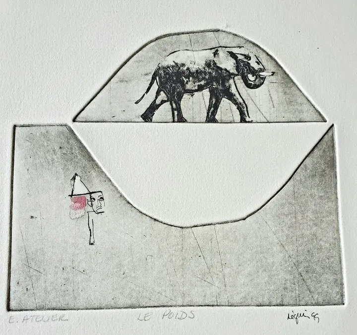 Le Poids, œuvre de Grand partage