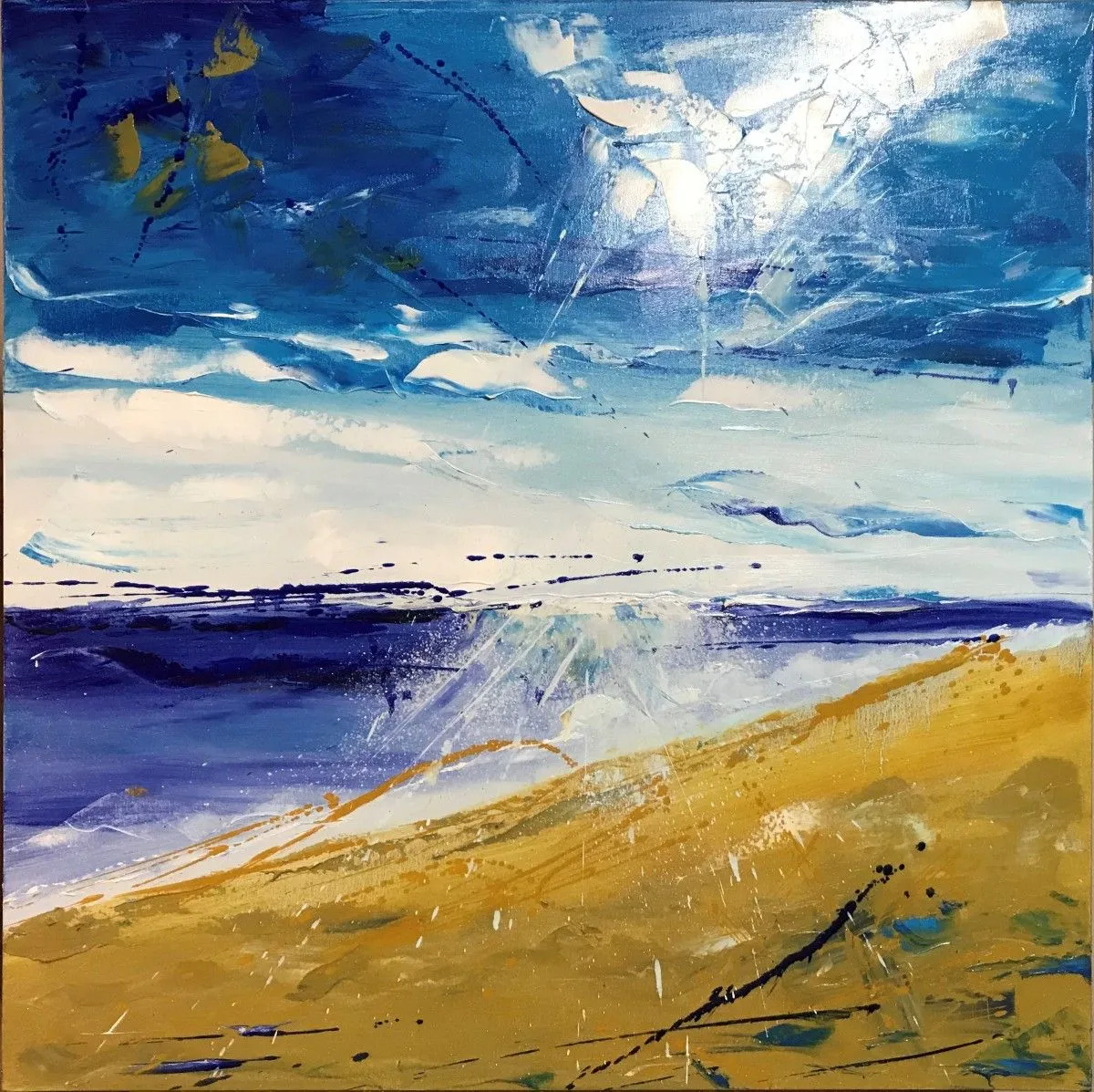 Un jour, ce sera l'été- Vendu, œuvre de Marie Bujold