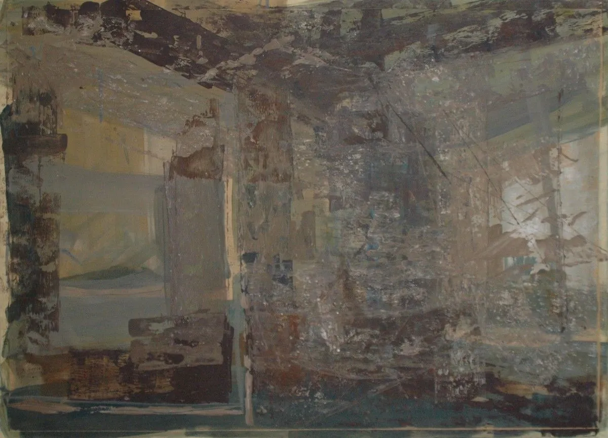 room of my grandmother, artwork by Duško Abramuši?