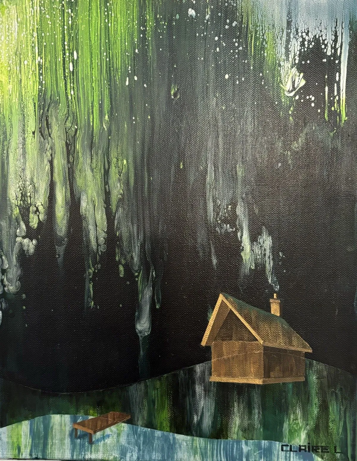Le chalet, artwork by Claire Lafrance