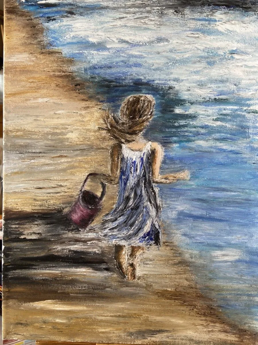 Sand beach, œuvre de Émilie Demers