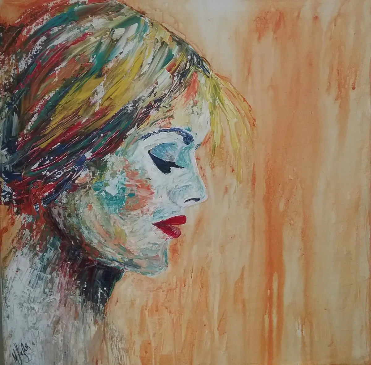In Thought, artwork by Marion Hughes