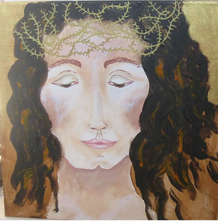 Christ, artwork by sylviane marie nardini
