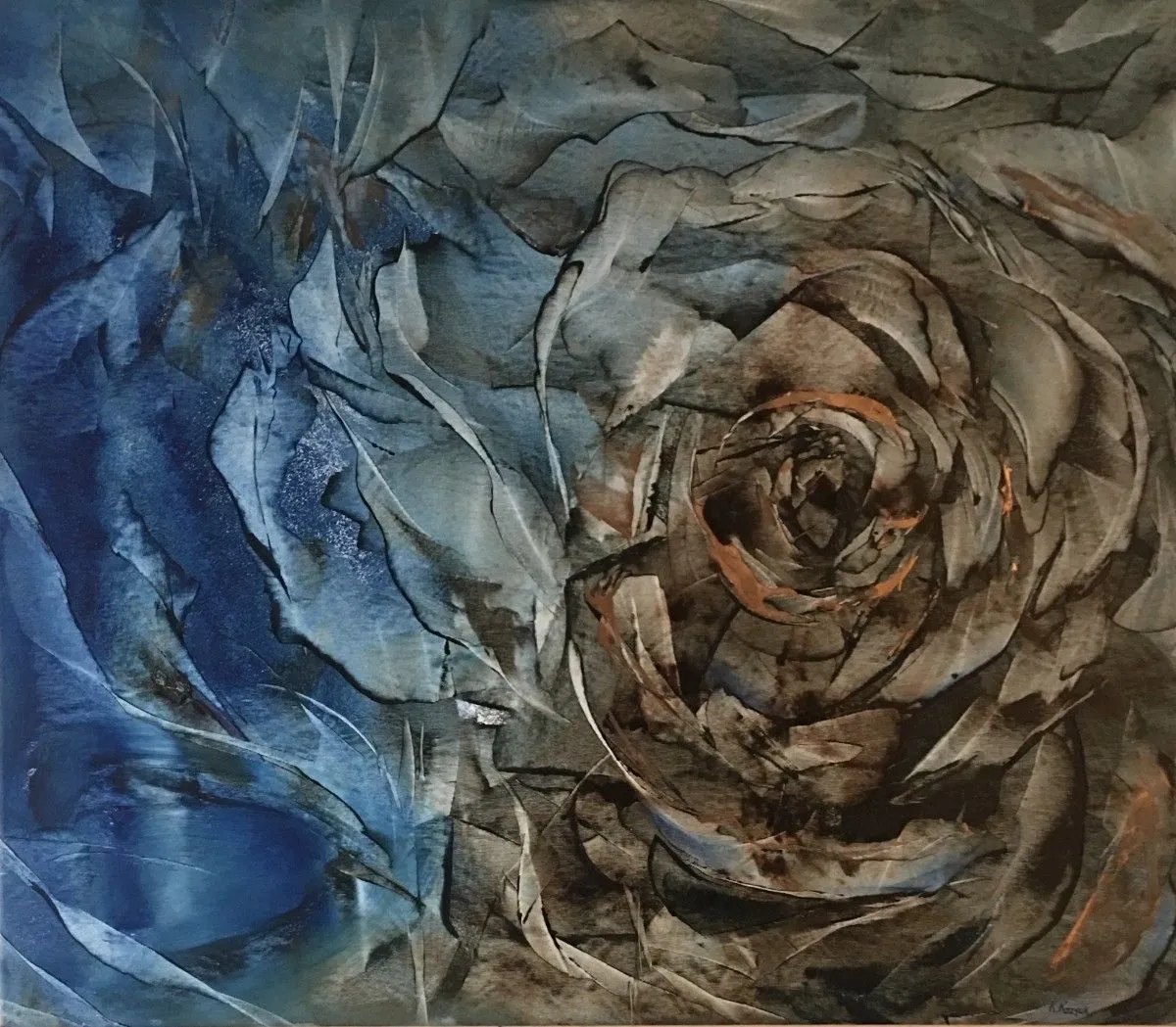 Blue Rose, œuvre de Khrystyna Kozyuk