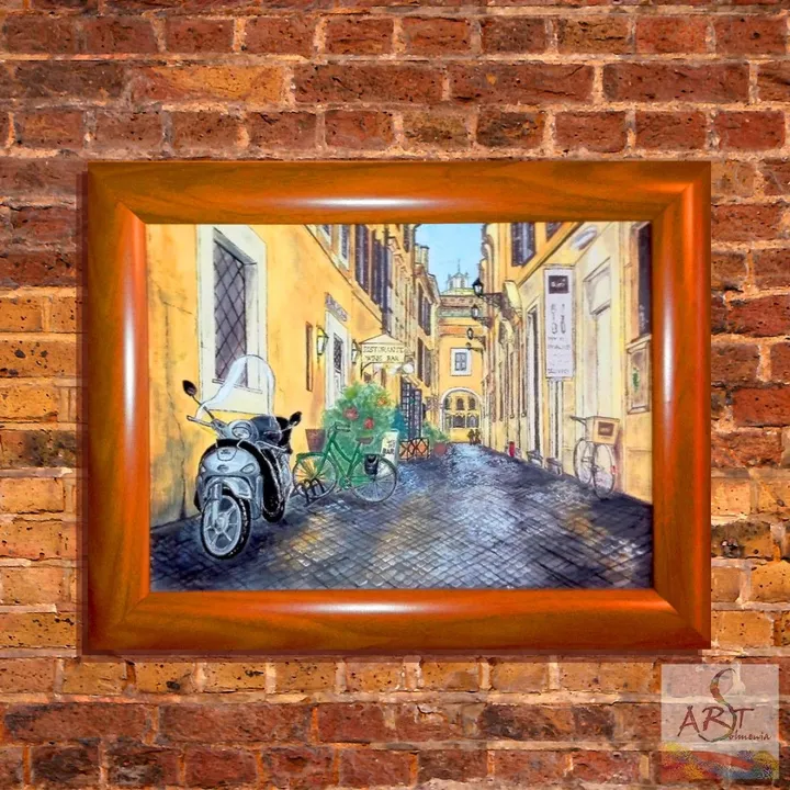 A Street in Rome, œuvre de Oksana Podolska