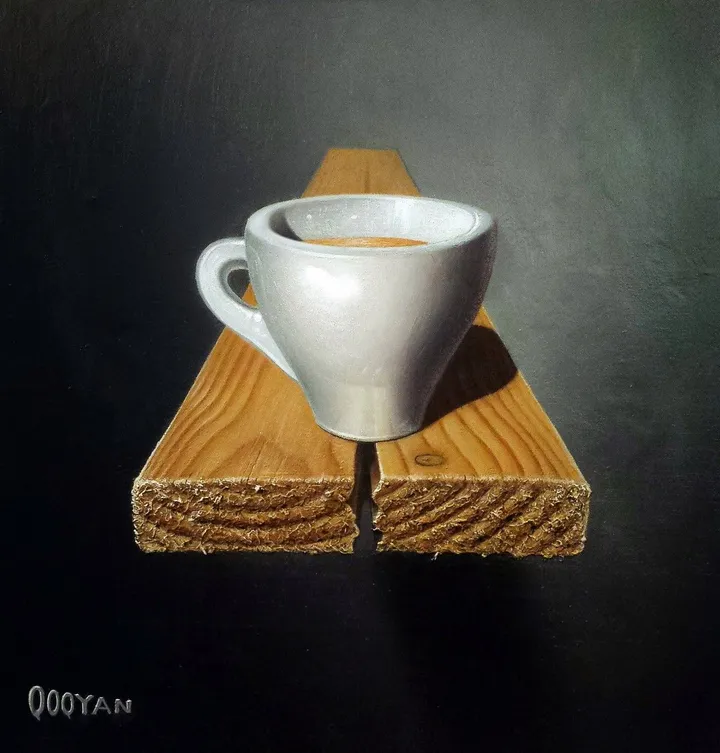 Tasse à café, œuvre de Mahmoud Qoqyan