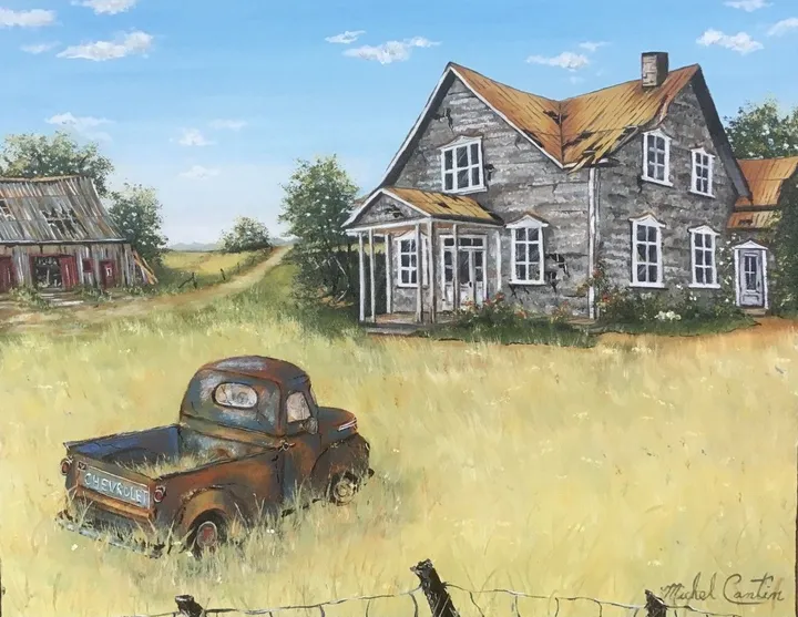 Souvenir d’antan, œuvre de Michel Cantin
