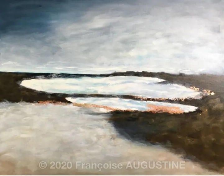 Le marais, artwork by Françoise AUGUSTINE