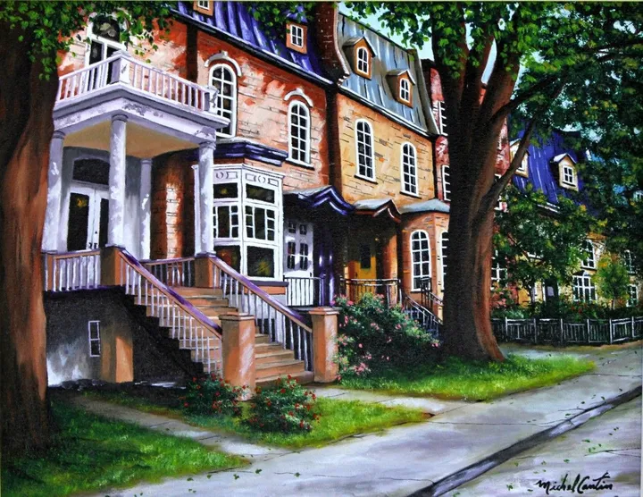 C'était hier, artwork by Michel Cantin
