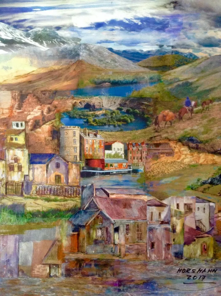 City I, œuvre de Adriana Horsmann