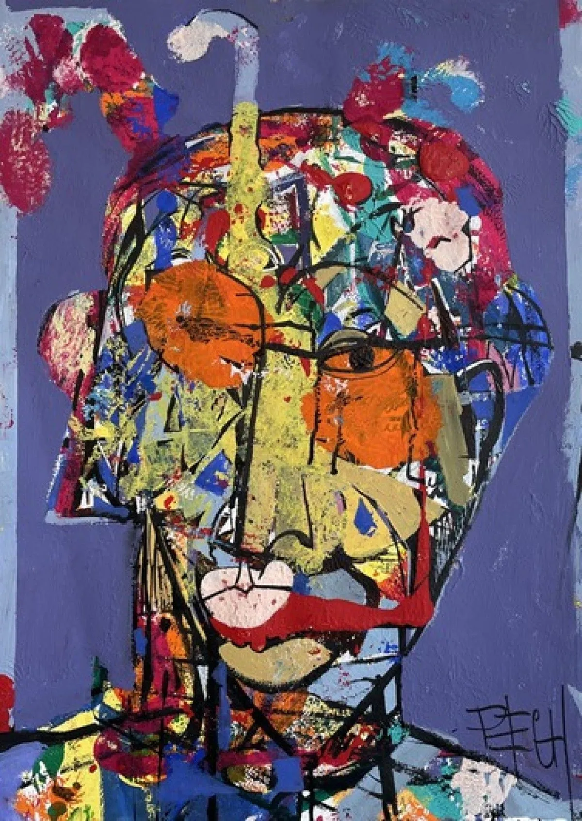 eyeglasses, artwork by Irina Pecherskikh