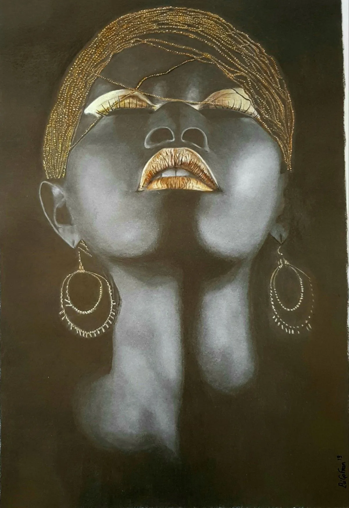 Black Pearl 2, œuvre de EliGo Fran