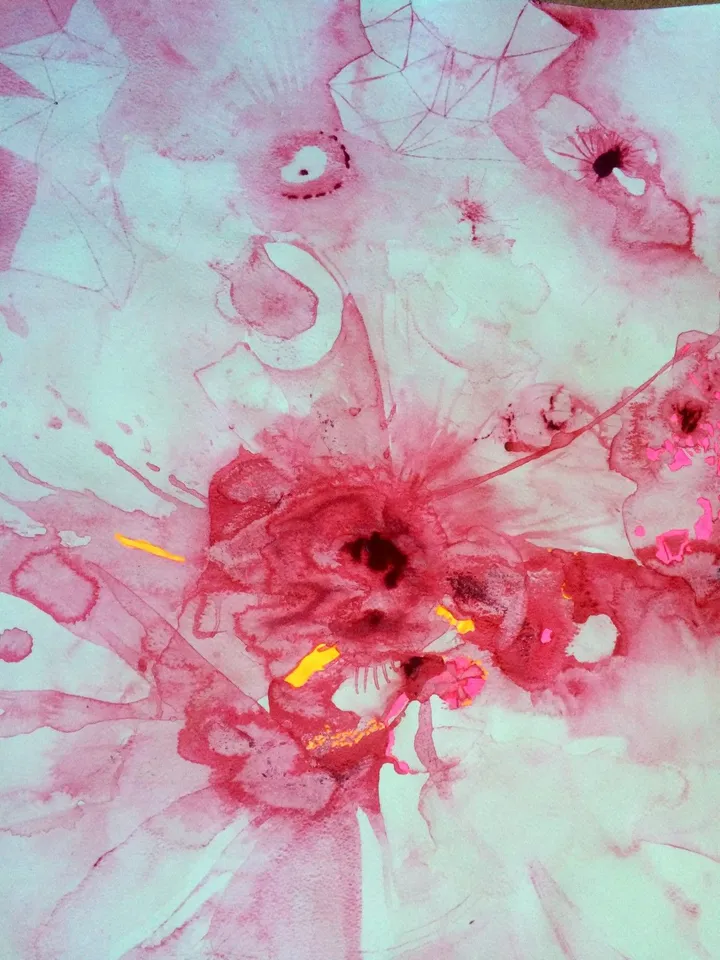 PINK FLARE, œuvre de rebecca de figueiredo