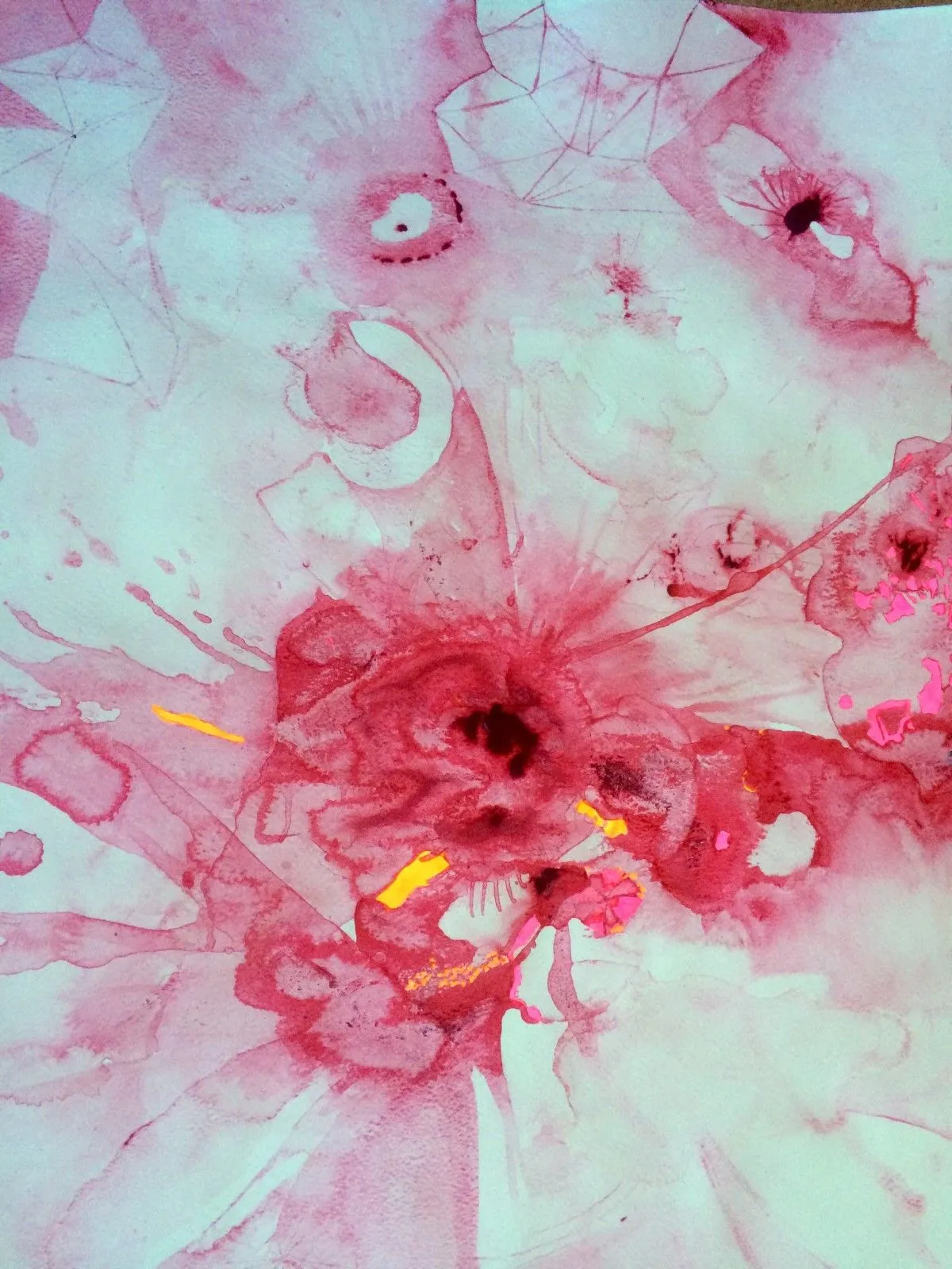 PINK FLARE, artwork by rebecca de figueiredo
