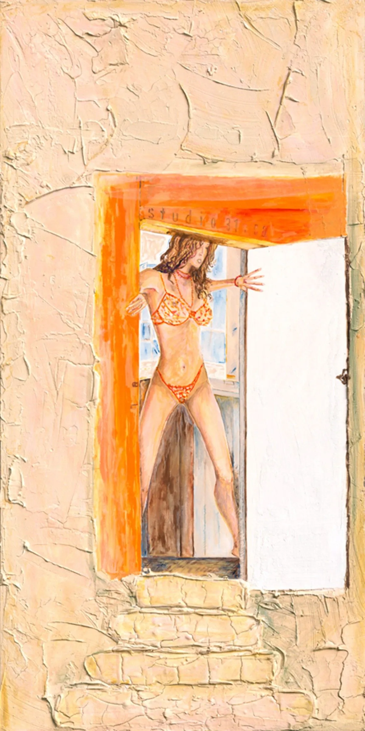 Here she comes.NURSE!, œuvre de Peter Daniels