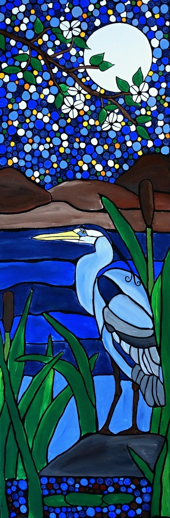 Blue Heron, œuvre de Rachel Olynuk
