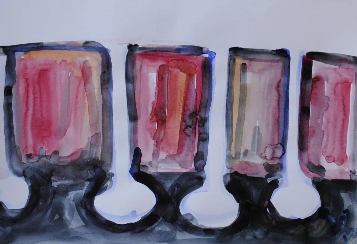The Hubs and Paths from darkness to light, artwork by Akpan Usoroh