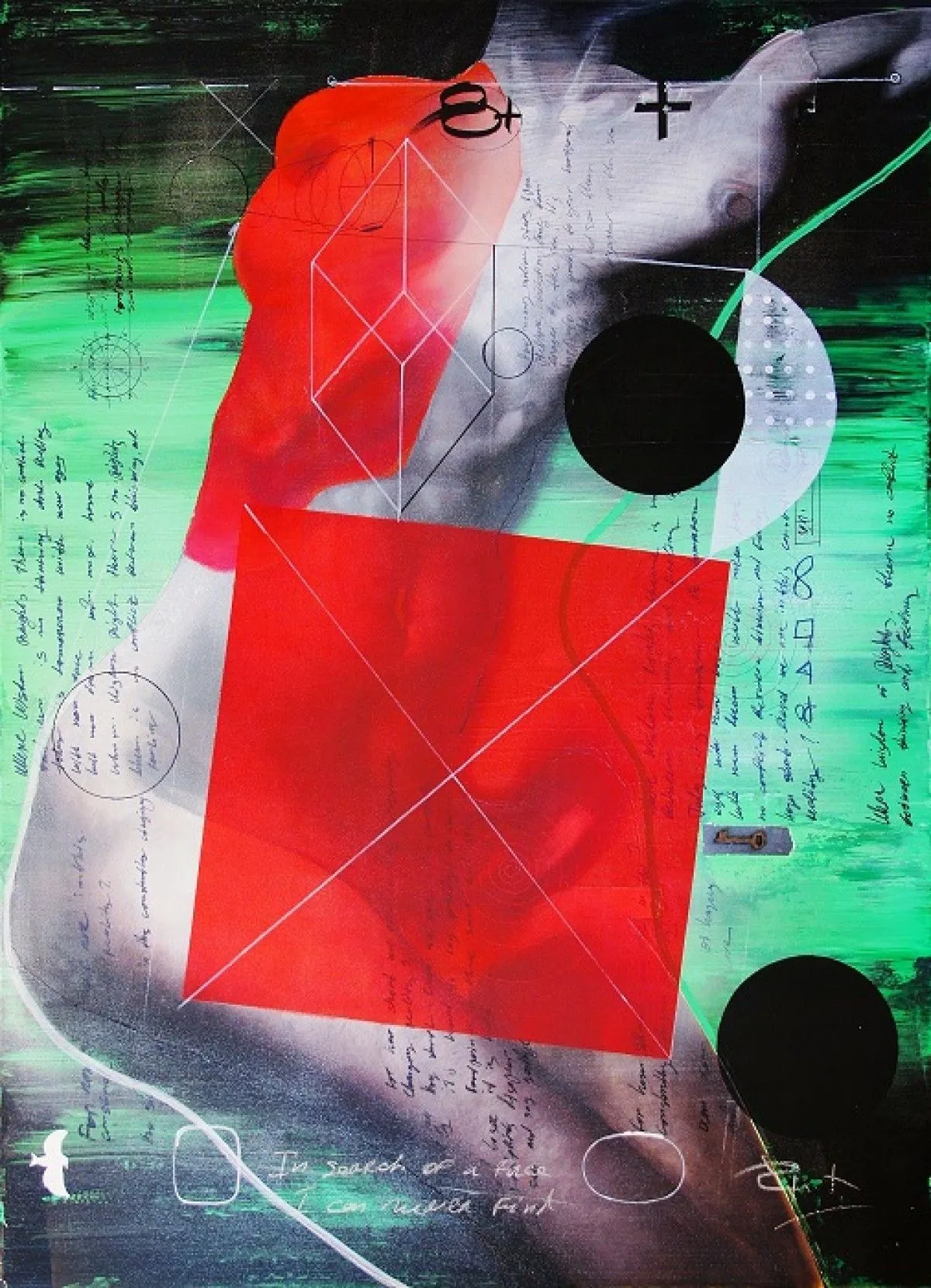 In  Search of a Face i can Never Find, artwork by Christo Kasabov