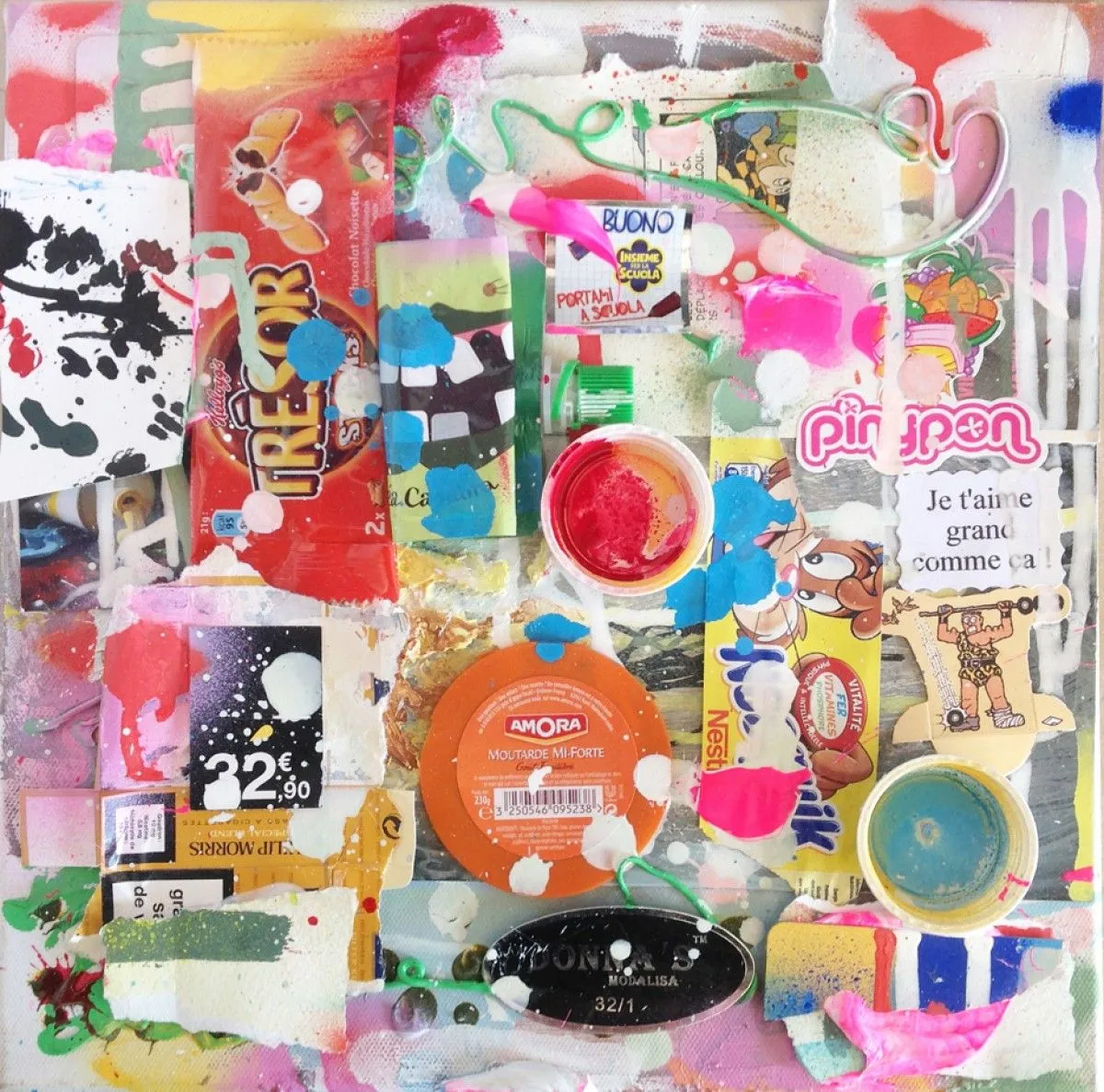 COLLAGE 4, artwork by MICHEL RABANELLY