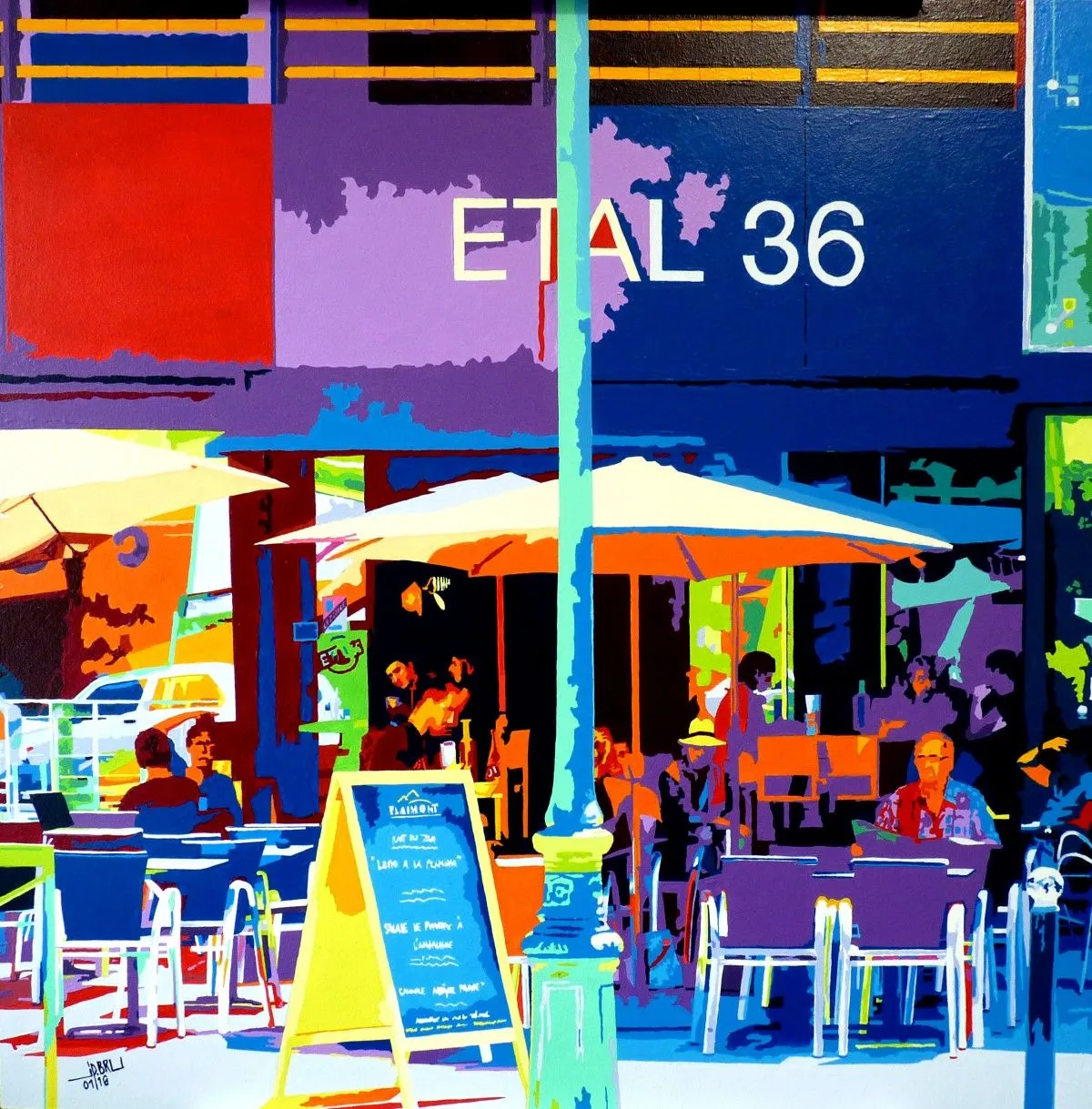 L'ETAL 36, artwork by jean-pierre bru