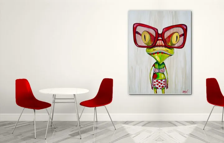 Bikini Frog, œuvre de Maryse Ouellet