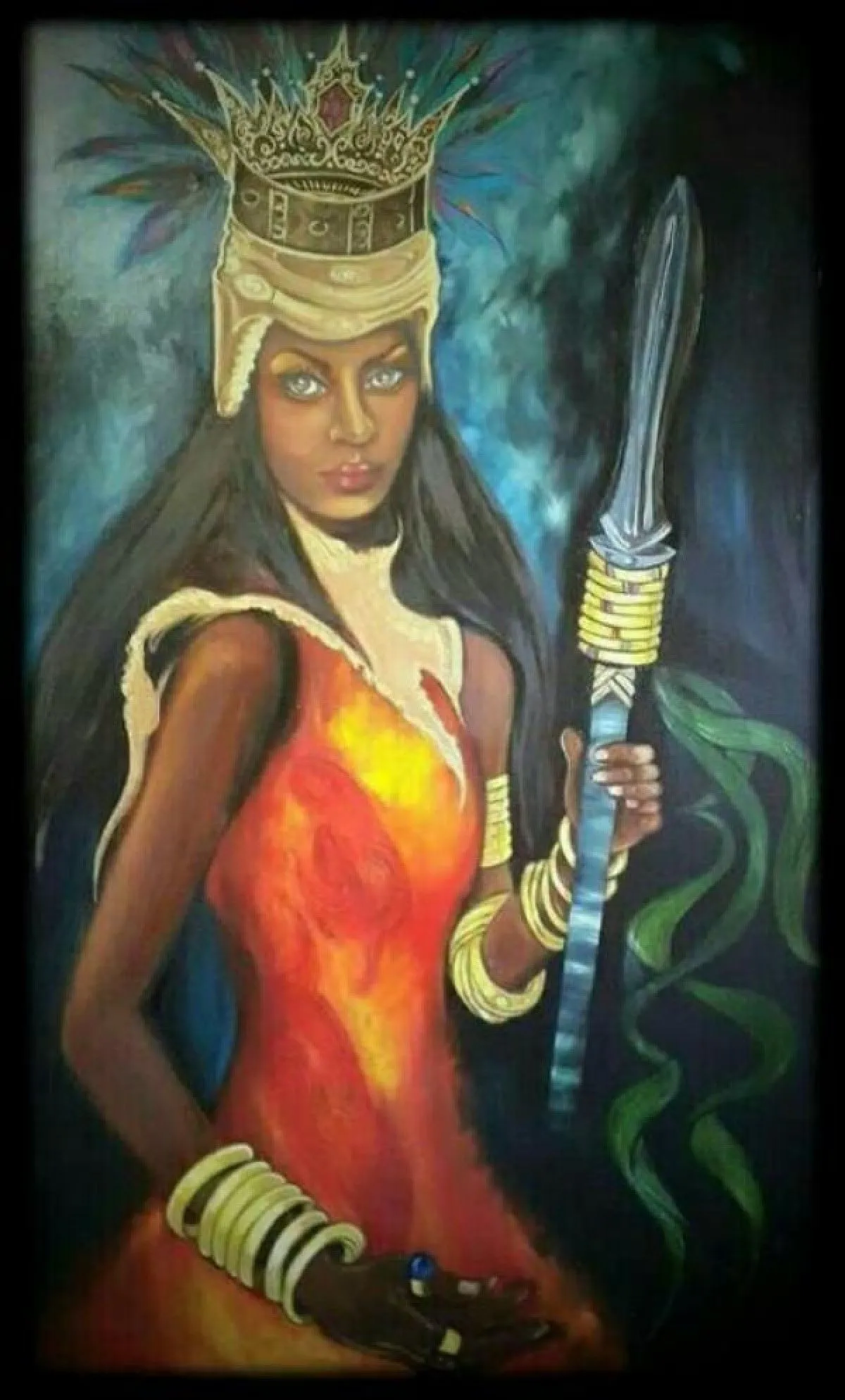 African Queen, artwork by Melanie Stapelberg