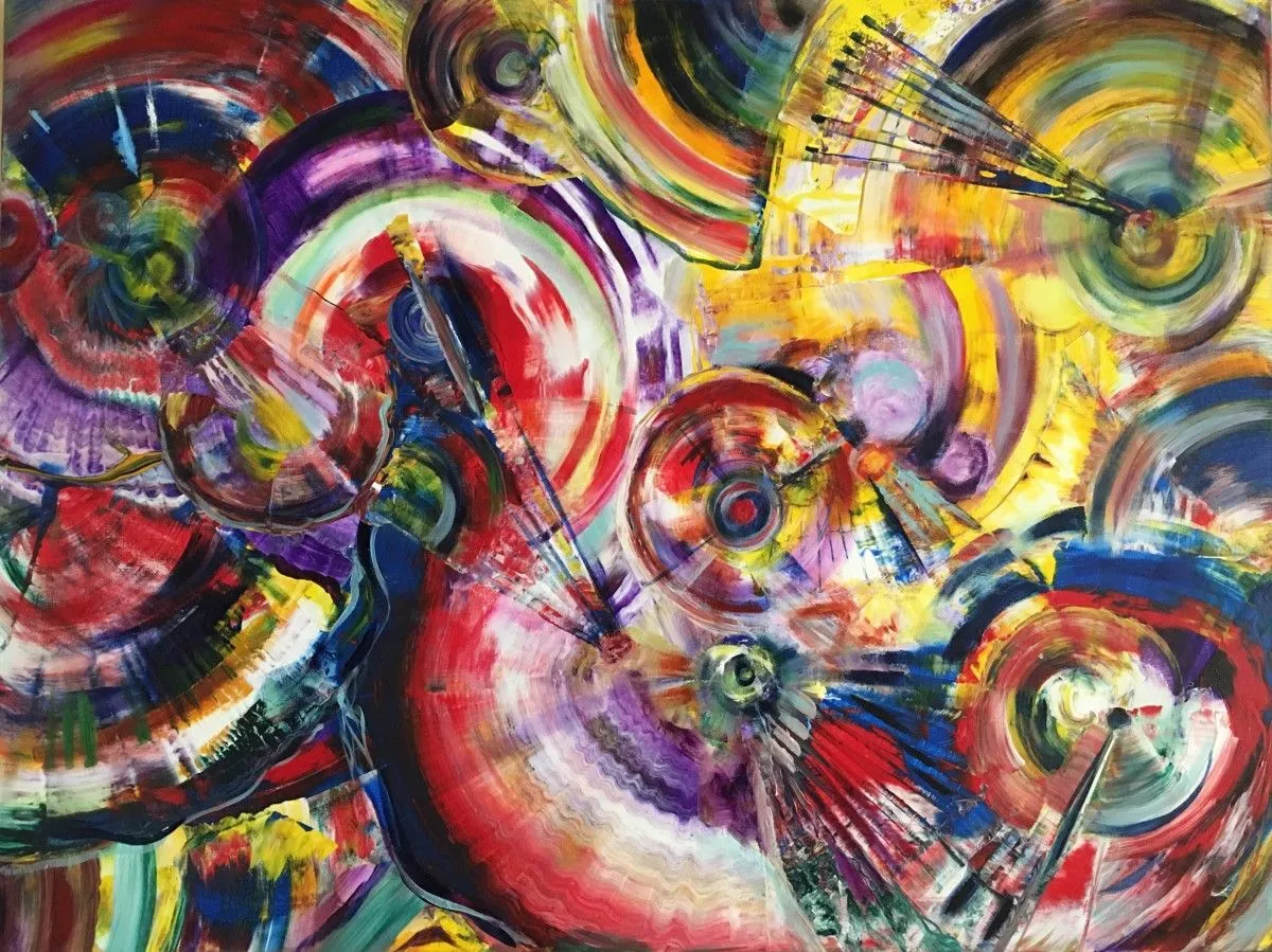 Inspired by Chihuly, artwork by Khrystyna Kozyuk