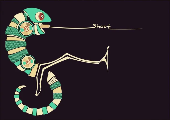 shoot, œuvre de Garima Necrotic