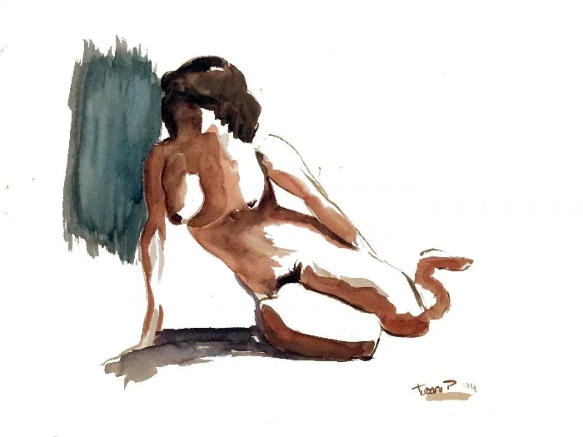 Nudité, artwork by Patrick Tubaro