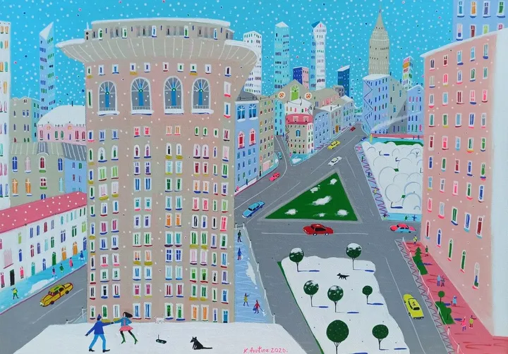 Dancing Where The Snow Can See, œuvre de Katrina Avotina