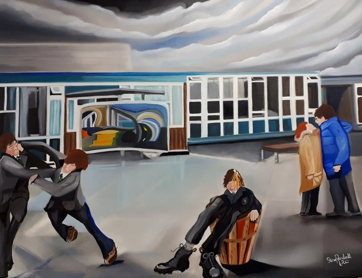 Ist day madness, œuvre de steven randall