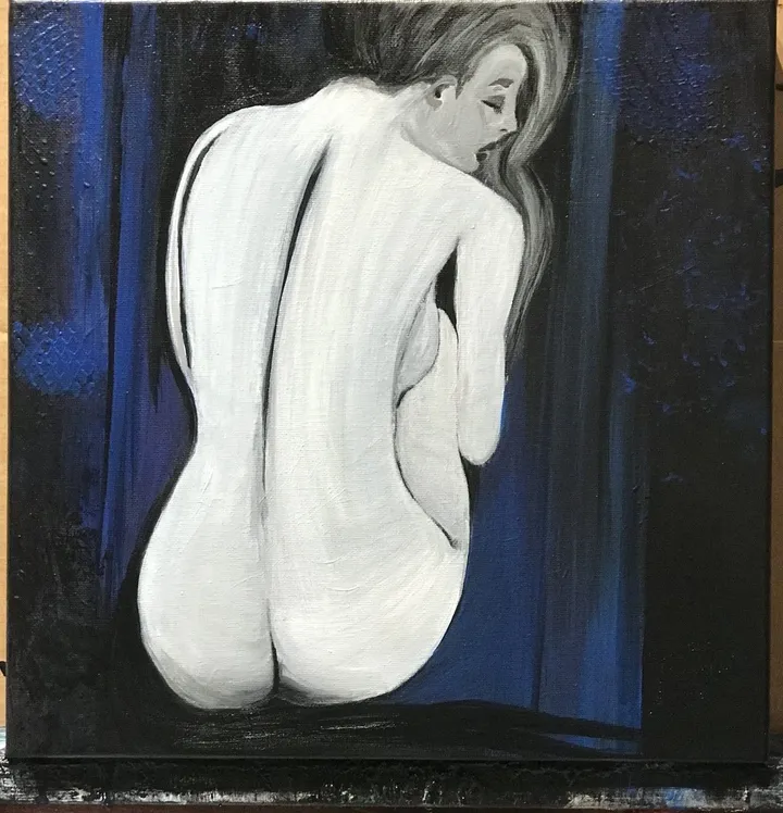 Alone, artwork by IsaBelle Thibert