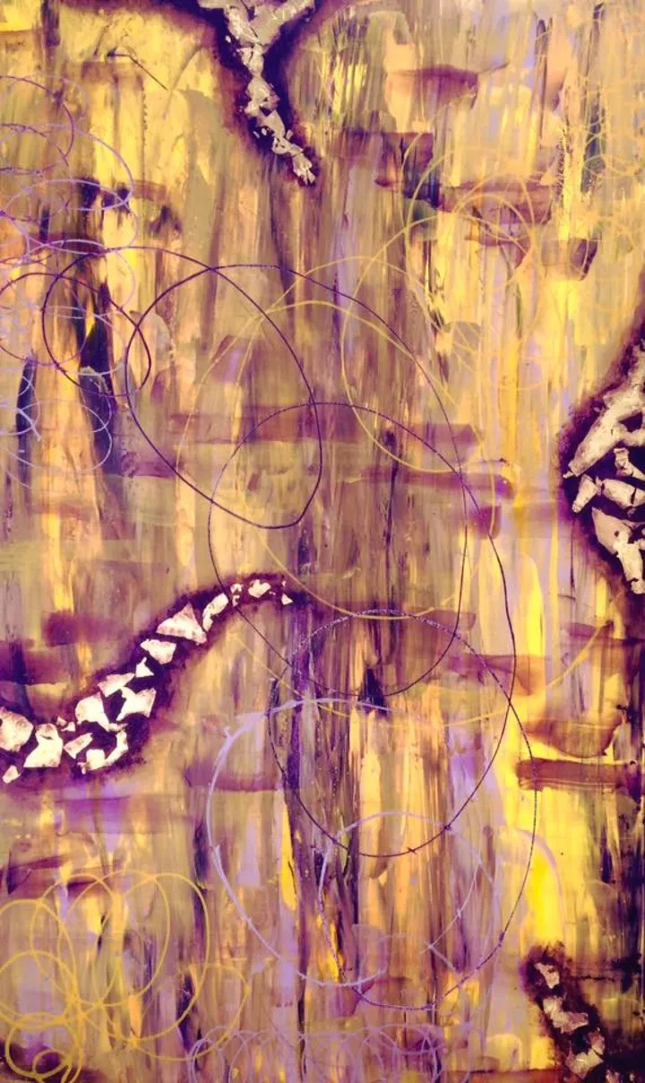 Golden path, artwork by Gabrielle Paquette