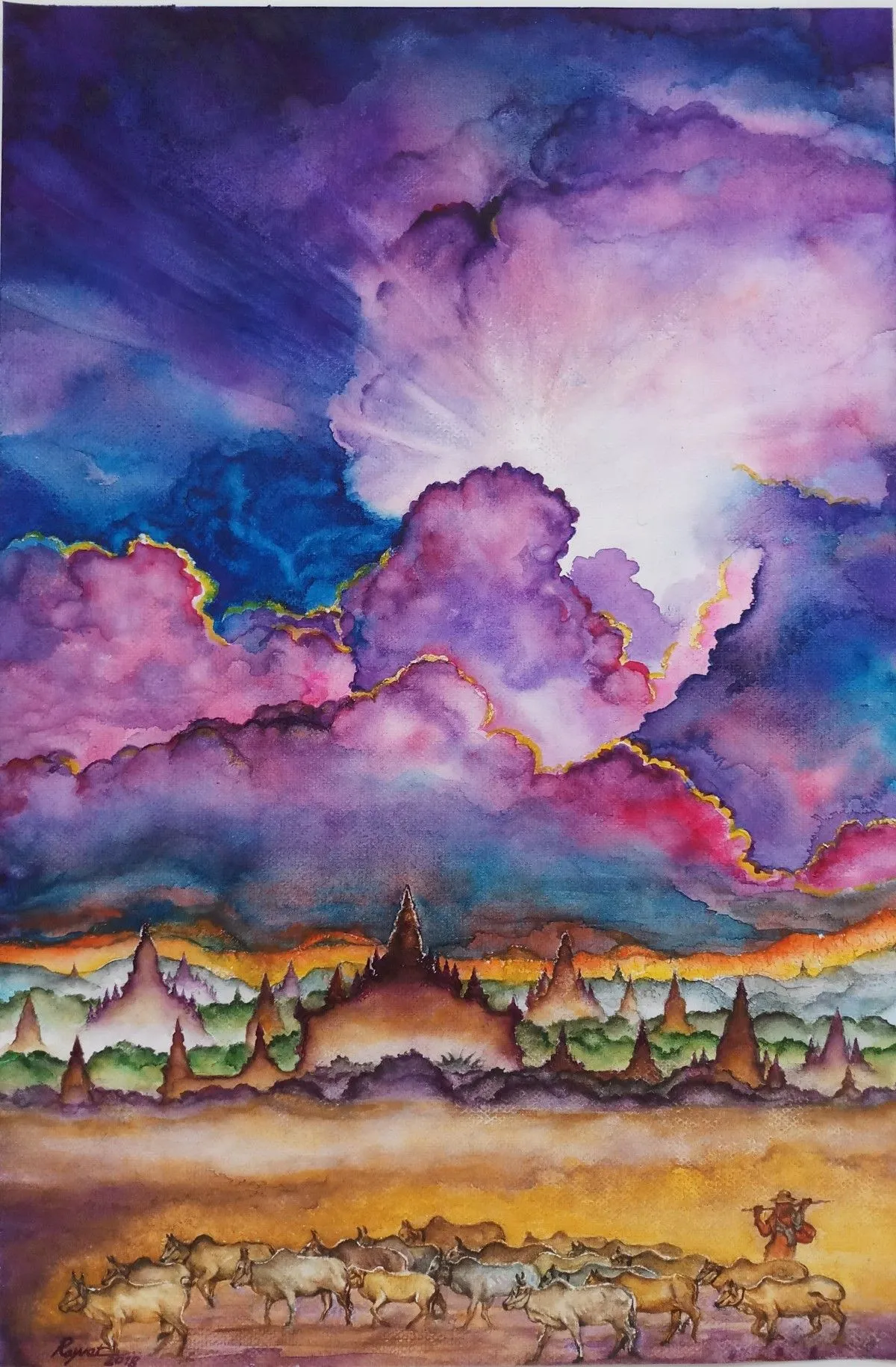 Bagan # 5, œuvre de ????? ???