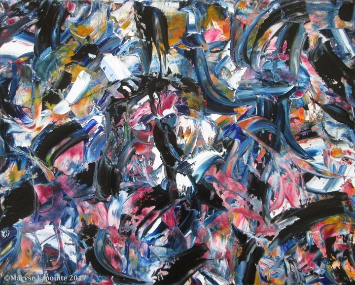 Glissando 2, artwork by Maryse Lapointe