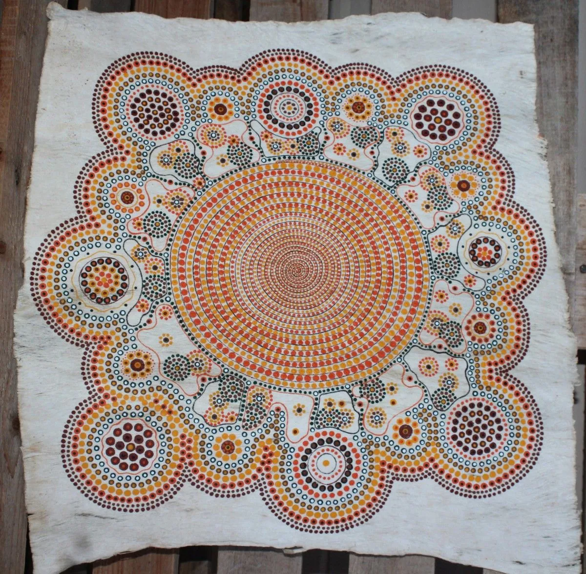 Mandala Aboriginal, artwork by AnnC PUIG