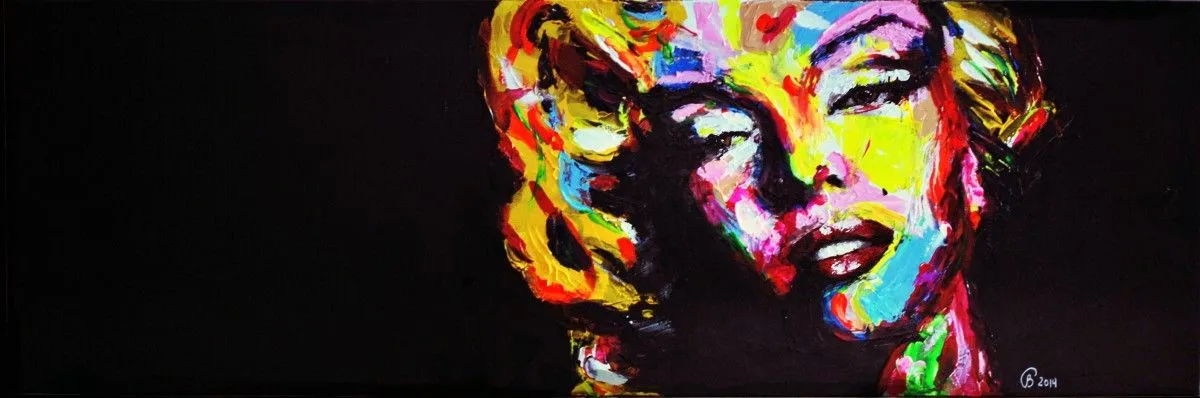 Marilyn II, œuvre de Artémo par Christine Bélanger